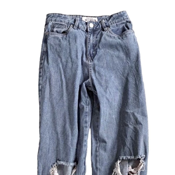 Refuge denim wide leg jeans trousers - Picture 2 of 4